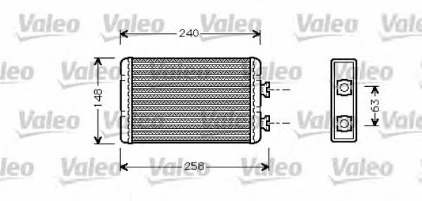 Valeo 812318 Heat exchanger, interior heating 812318
