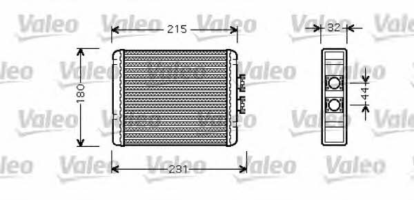 Valeo 812319 Heat exchanger, interior heating 812319