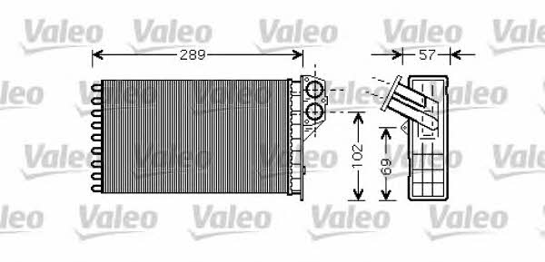 Valeo 812322 Heat exchanger, interior heating 812322