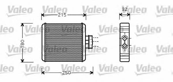 Valeo 812323 Heat exchanger, interior heating 812323