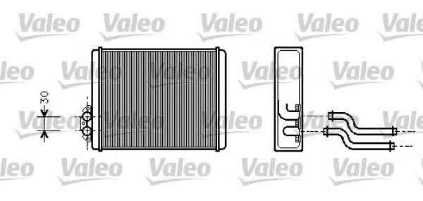 Valeo 812326 Heat exchanger, interior heating 812326