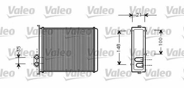 Valeo 812327 Heat exchanger, interior heating 812327