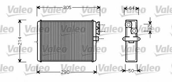 Valeo 812328 Heat exchanger, interior heating 812328