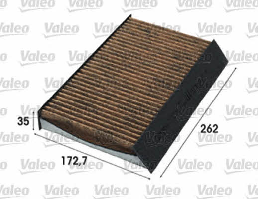 Valeo 701006 Activated carbon cabin filter with antibacterial effect 701006