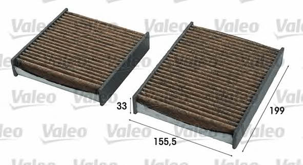 Valeo 701007 Activated Carbon Cabin Filter 701007