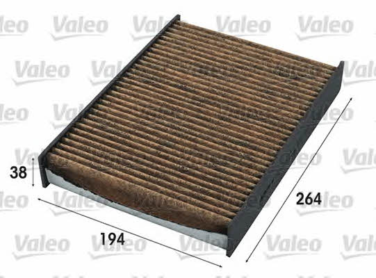 Valeo 701012 Activated carbon cabin filter with antibacterial effect 701012