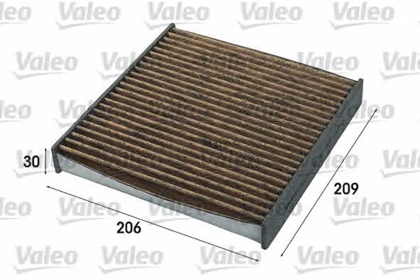 Valeo 701015 Activated carbon cabin filter with antibacterial effect 701015