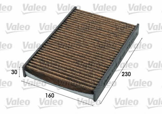 Valeo 701018 Activated carbon cabin filter with antibacterial effect 701018