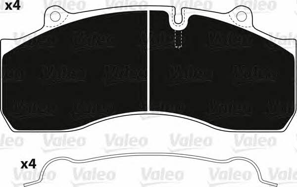 Valeo 882251 Brake Pad Set, disc brake 882251