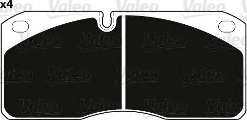 Brake pad kit Iveco: 882254 Valeo Brake pad set