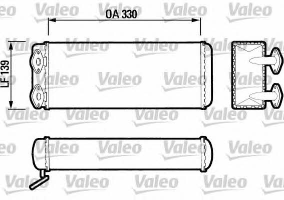 Valeo 883403 Heat exchanger, interior heating 883403