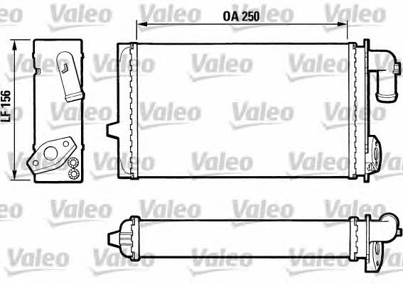 Valeo 883674 Heat exchanger, interior heating 883674