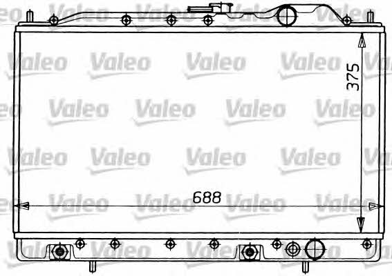 Valeo 731054 Radiator, engine cooling 731054