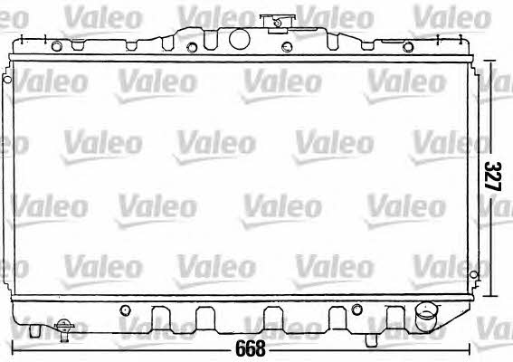 Valeo 731109 Radiator, engine cooling 731109