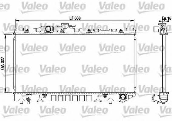 Valeo 731115 Radiator, engine cooling 731115