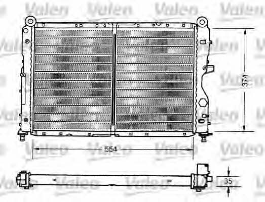 Valeo 731159 Radiator, engine cooling 731159