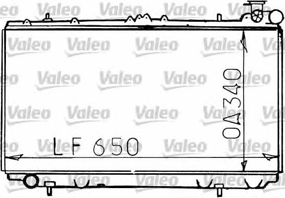 Valeo 731193 Radiator, engine cooling 731193
