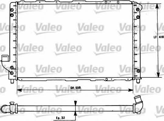 Valeo 731277 Radiator, engine cooling 731277