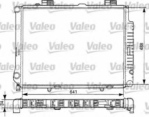 Valeo 731291 Radiator, engine cooling 731291