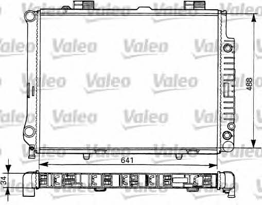 Valeo 731292 Radiator, engine cooling 731292