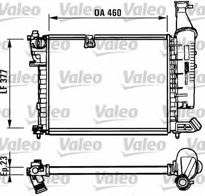 Valeo 731295 Radiator, engine cooling 731295