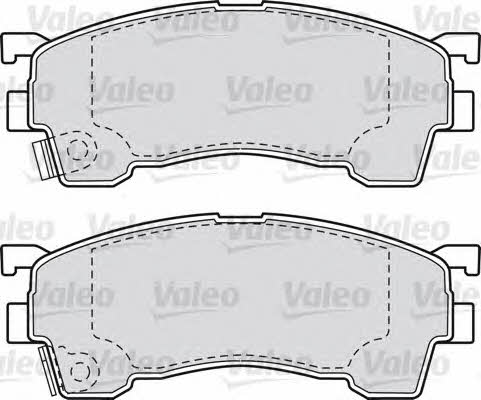 Valeo 598629 Brake Pad Set, disc brake 598629