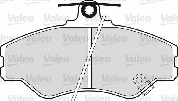 Valeo 598634 Brake Pad Set, disc brake 598634