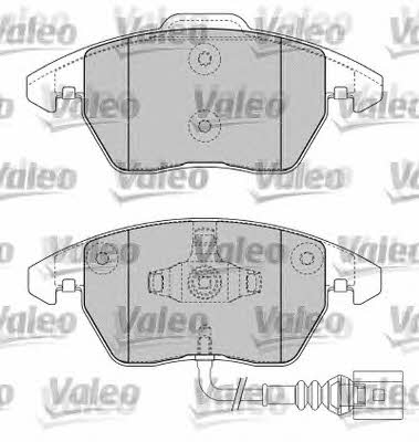 Valeo 598635 Brake Pad Set, disc brake 598635