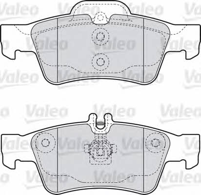 Valeo 598637 Brake Pad Set, disc brake 598637