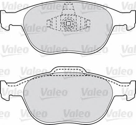 Valeo 598639 Brake Pad Set, disc brake 598639
