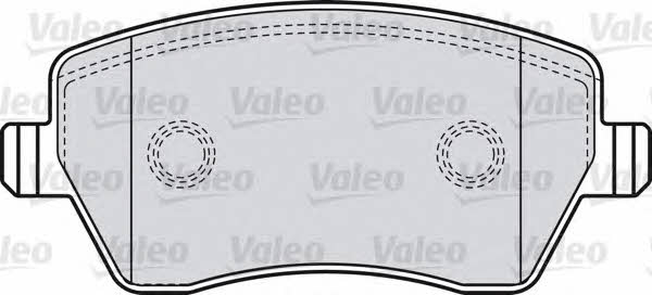 Valeo 598641 Brake Pad Set, disc brake 598641