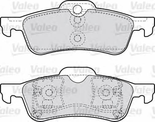 Valeo 598643 Brake Pad Set, disc brake 598643