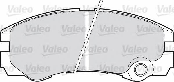 Valeo 598661 Brake Pad Set, disc brake 598661
