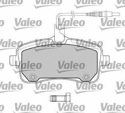 Valeo 598662 Brake Pad Set, disc brake 598662
