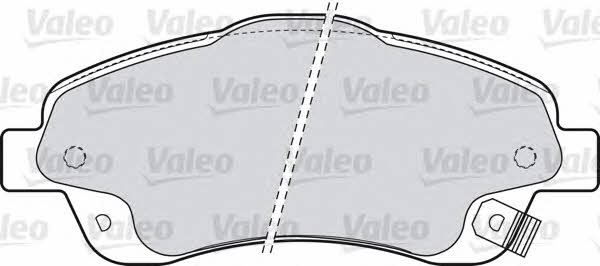 Valeo 598665 Brake Pad Set, disc brake 598665