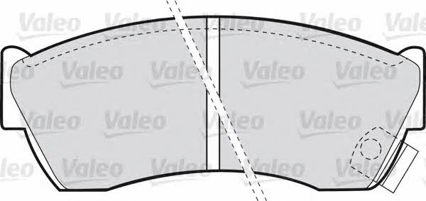 Valeo 598666 Brake Pad Set, disc brake 598666