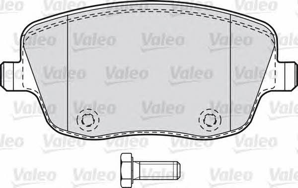 Valeo 598667 Brake Pad Set, disc brake 598667