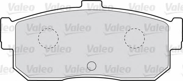 Valeo 598668 Brake Pad Set, disc brake 598668