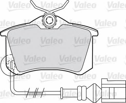 Valeo 598674 Brake Pad Set, disc brake 598674