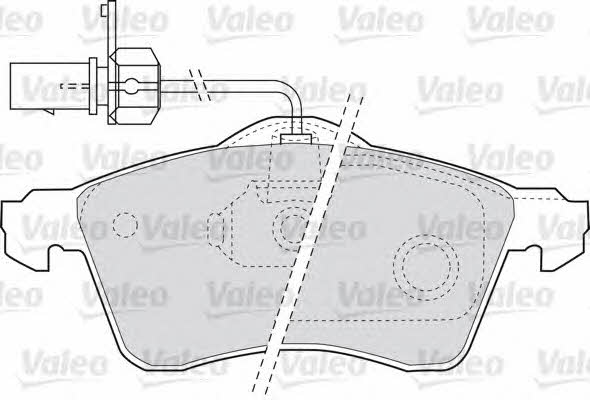 Valeo 598675 Brake Pad Set, disc brake 598675