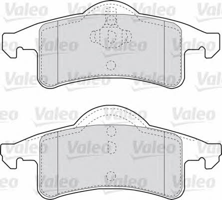 Valeo 598677 Brake Pad Set, disc brake 598677