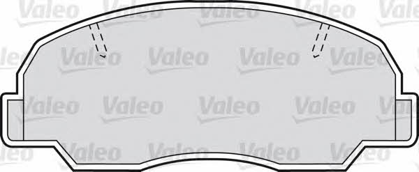 Valeo 598685 Brake Pad Set, disc brake 598685