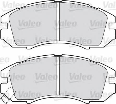 Valeo 598691 Brake Pad Set, disc brake 598691