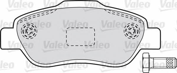 Valeo 598696 Brake Pad Set, disc brake 598696