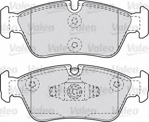Valeo 598700 Brake Pad Set, disc brake 598700