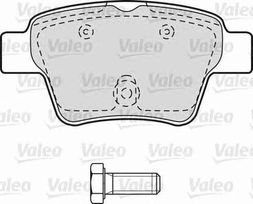 Valeo 598702 Brake Pad Set, disc brake 598702