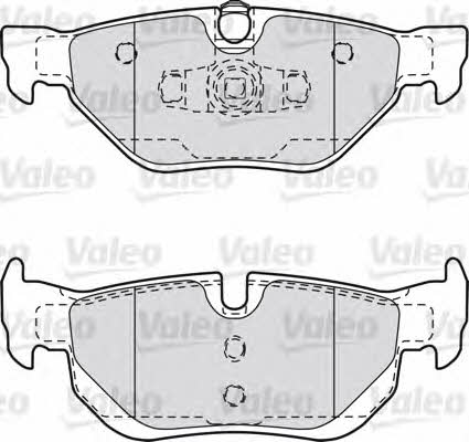 Valeo 598703 Brake Pad Set, disc brake 598703