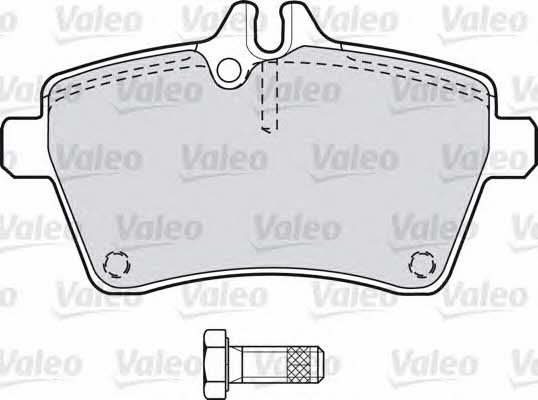 Valeo 598704 Brake Pad Set, disc brake 598704