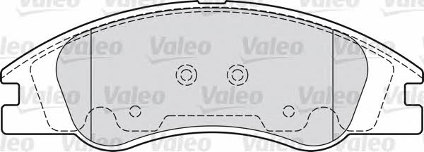 Valeo 598705 Brake Pad Set, disc brake 598705