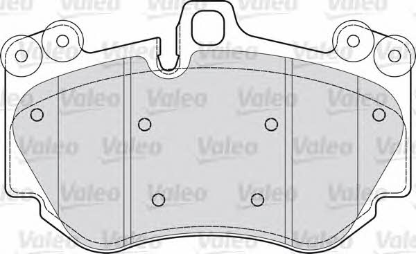 Valeo 598709 Brake Pad Set, disc brake 598709
